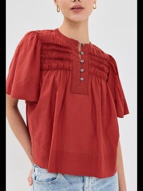 NWT! Sea New York Nomi Solid Top - Paprika